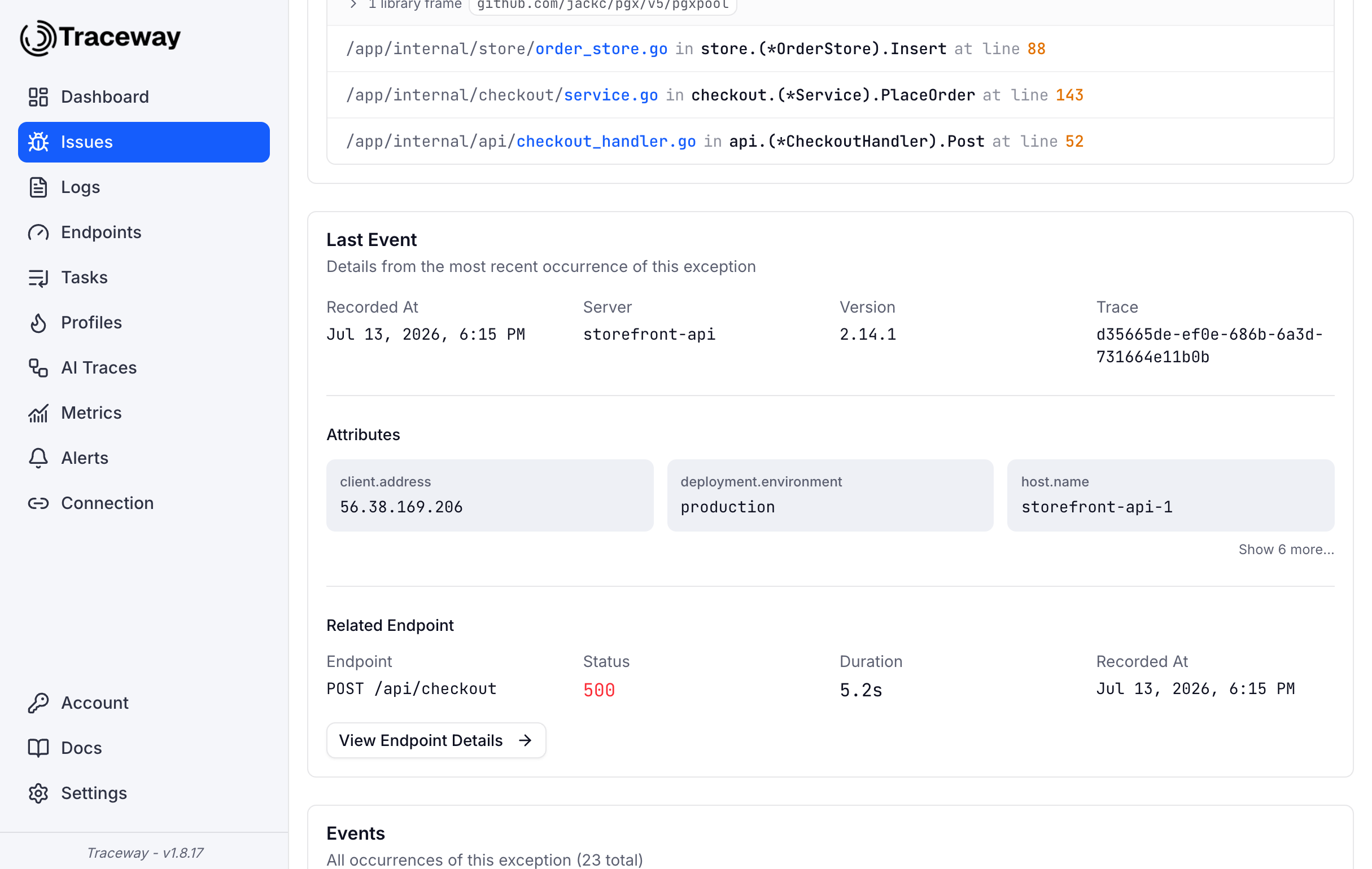 Attributes on Issue